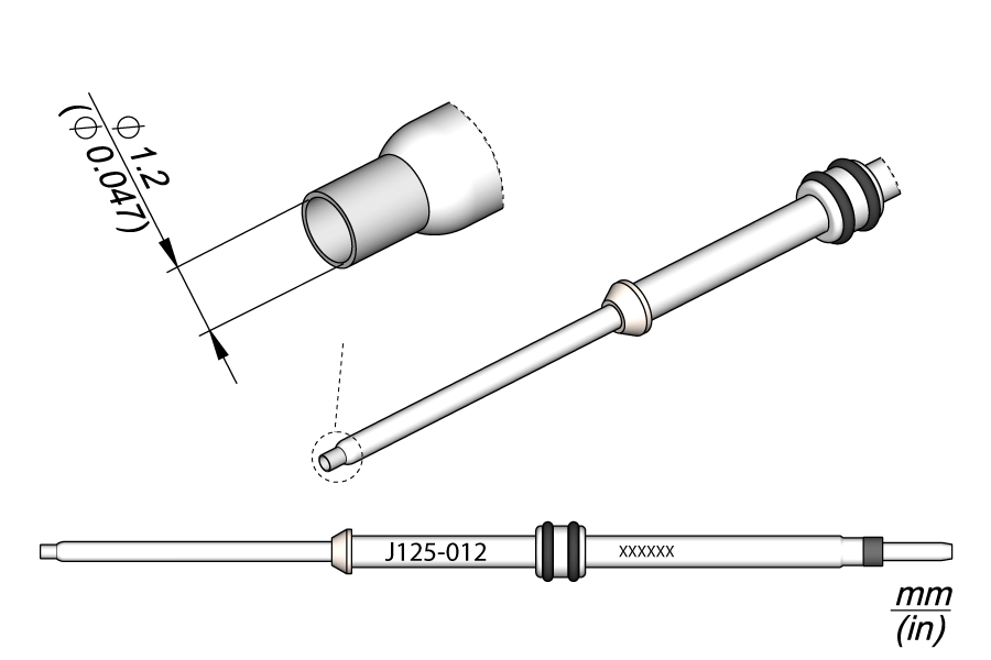 J125012 - Cartridge JNASE Ø 1.2 mm